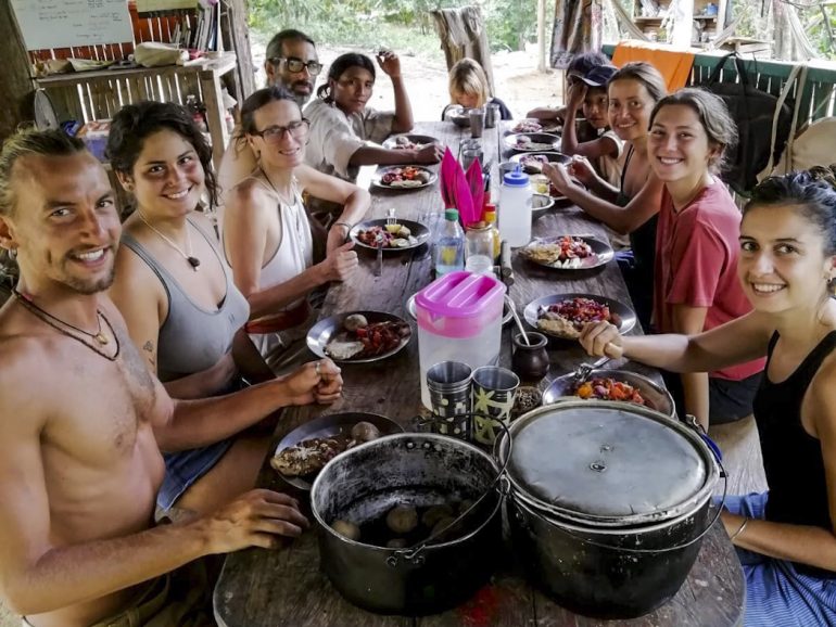 volunteering in a permaculture project in colombia